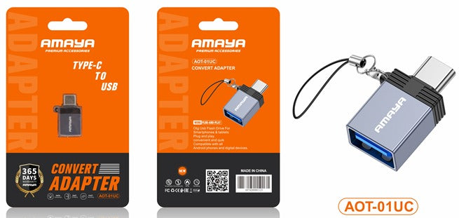 🔌 AMAYA AOT-01UC: USB to Type-C Adapter