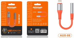 AMAYA AUX-08: Lightning to 3.5mm Audio Adapter