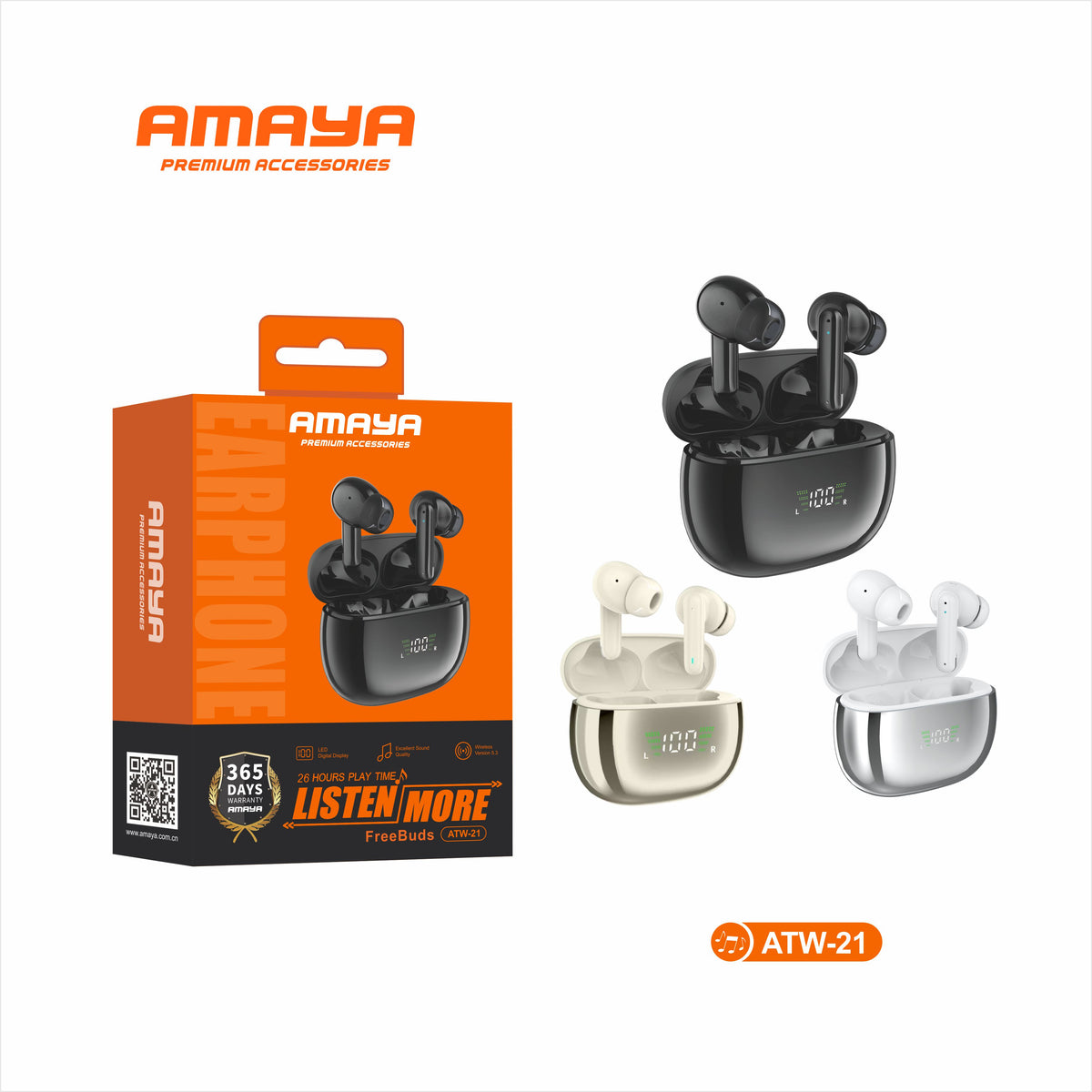 ATW-21 Wireless Earbuds